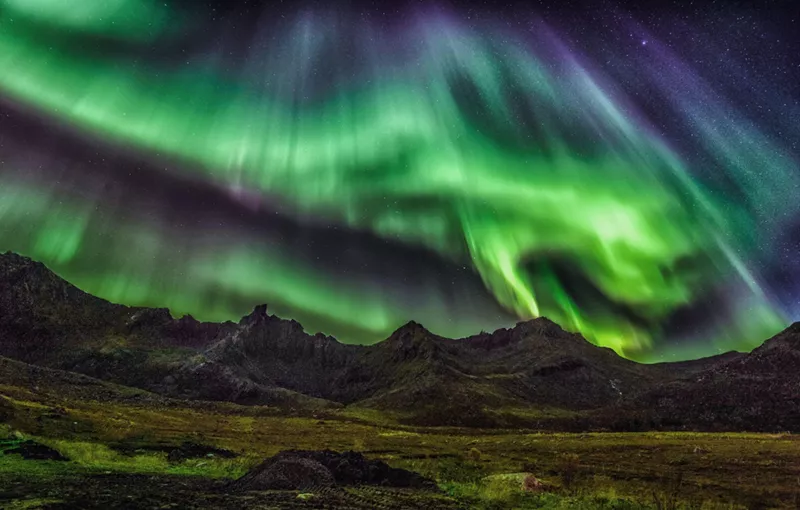 Nordlys over Lofoten