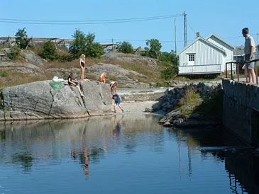 Badestranda på Sørvågen